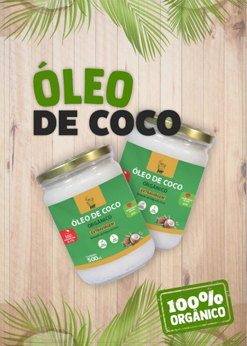 Imagem 4 de 6 de 3x Oleo De Coco 500ml Orgân. Extravirgem Hidrata Cabelo Pele
