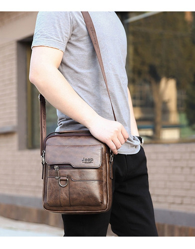 Imagen 3 de 3 de Jeep Business - Bolso Bandolera Para Hombre