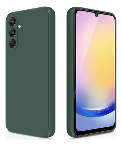 Funda Para Galaxy A25 5g Verde Silicon