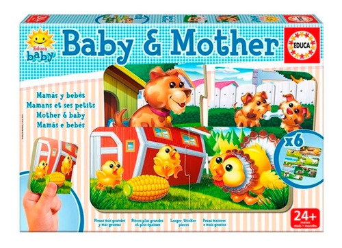 Rompecabeza Puzzle Baby X5 Educa Mama Y Bebe 18018