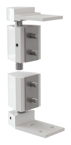Pivote Descentrado Para Puerta De Aluminio Blanco