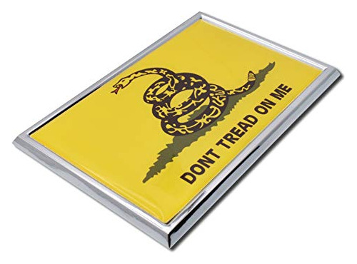 Emblema Cromado Para Automóvil «don't Tread On Me»