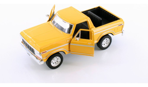 Ford Bronco 1978 Escala 1:24 Motor Max Amarillo