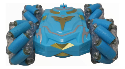 Carro Acrobacias Control Remoto 4x4 Rc Car 2.4ghz Rota 360 Color Azul