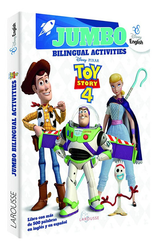 5 Libros Para Colorear Toy Story 4, Palabra Inglés Y Español