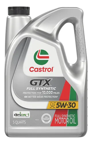 comprar Aceite de Motor 100% Sintetico 5W30 Castrol GTX para Carros, pickups, Suv Garrafa 4.73 L