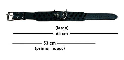 Imagen 2 de 10 de Collar Correa Cuero Perro Mascota Pitbull Bulldog Boxer