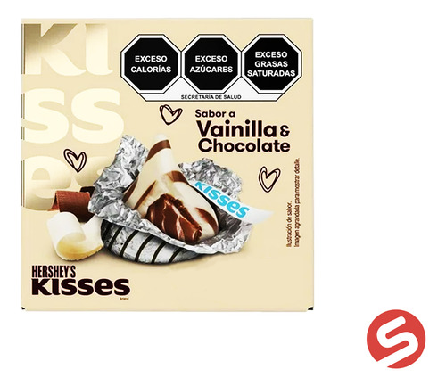 Chocolate Kisses Vainilla Chocolate San Valentin 63.3 Grs