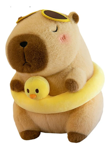 Peluche Capibara Con Manta De 1 X 1,60 Interna Importados. Salvavidas
