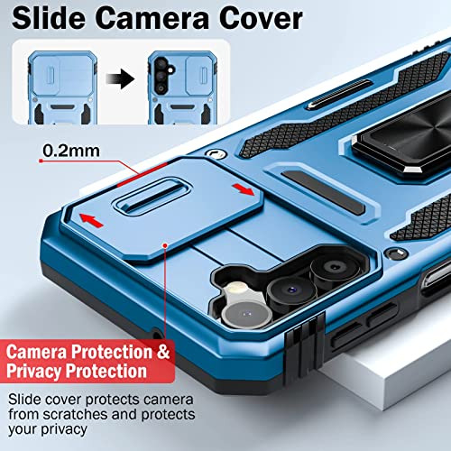 Funda Para Galaxy A14 5g Azul Plastico Duro