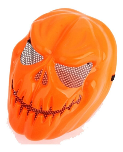 Mascara Calabaza Halloween Pvc Disfraz Terror Cosplay Flex
