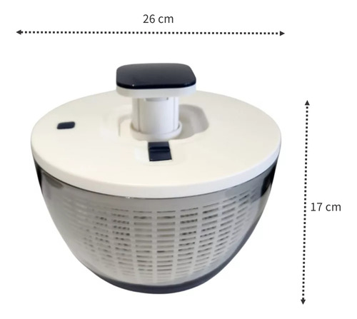 Centrifuga De Salada Folhas Simples Usar Cor Branco Grande