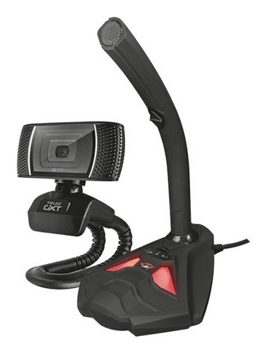 Camara Webcam + Microfono Pack Streaming Trust Gxt 786 Reyno