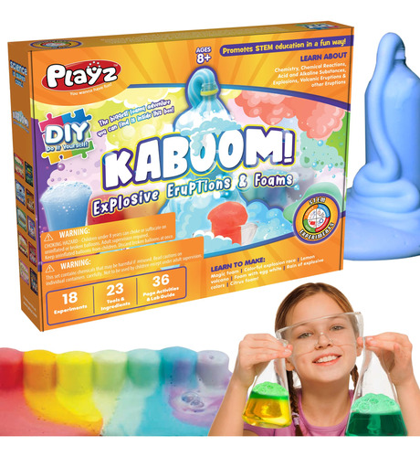 Playz Kaboom! Erupciones Explosivas Y Bombas De Espuma  Mas