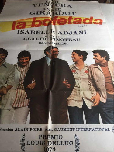 Poster   La Bofetada Lino Ventura  Isabelle Adjani 1974