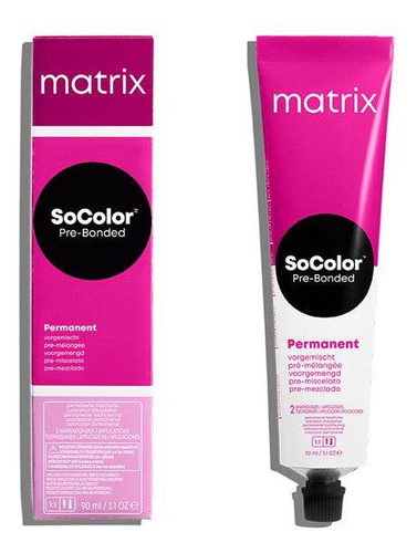 Tintura Matrix Socolor Pre Bonded 8na 8.01 90ml Rubio Claro 