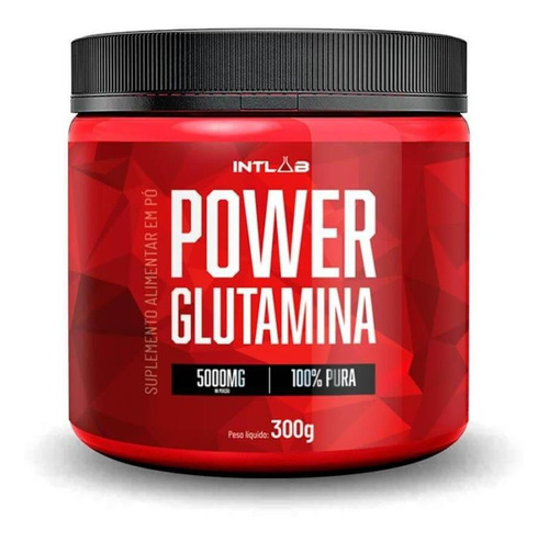 Glutamina Power 300g Intlab Sabor Sem Sabor