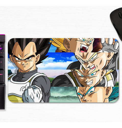 Mouse Pad Vegeta Dragon Ball Z Gamer M