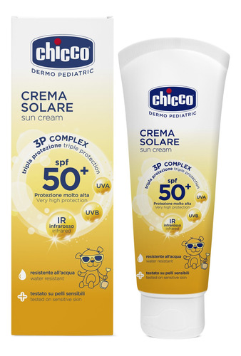 Protetor Solar Chicco Fator +50 75ml - Proteção Uva E Uvb