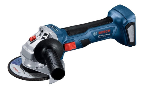 Esmeriladora angular inalámbrica Bosch Professional GWS 180-LI color azul 700 W