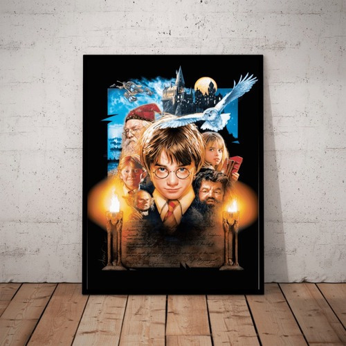 Quadro Decorativo Filme Harry Potter Poster C/ Moldura