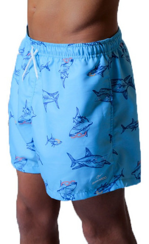 Short Malla Buen Nado Niños Traje Baño Chicos Natacion