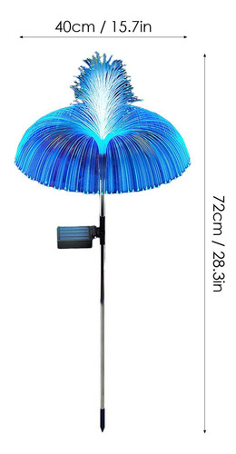 Luces Solares De Medusas Que Cambian De Color Paquete De 2 L