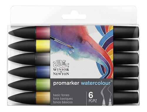 Caja Marcadores Acuarela Winsor & Newton X 6u Barrio Norte