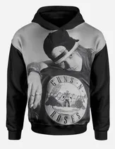 Comprar Buzo Canguro Con Capucha Axl Rose Guns N Roses Rock Bandas