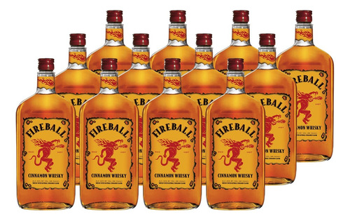 Whisky Fireball Cinnamon 750 Ml Pack 12