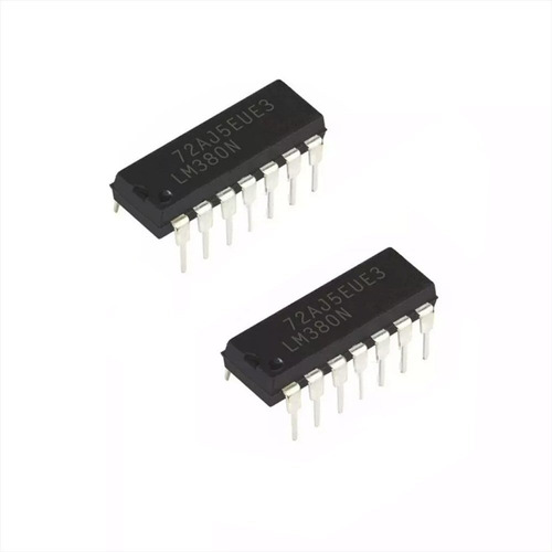 2 X Circuito Integrado Lm380 Amplificador Audio, 2.5w, 8 Ohm