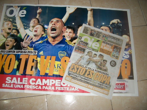 Boca - Campeon Super Liga 2019 / 20 - Final Y Poster Doble