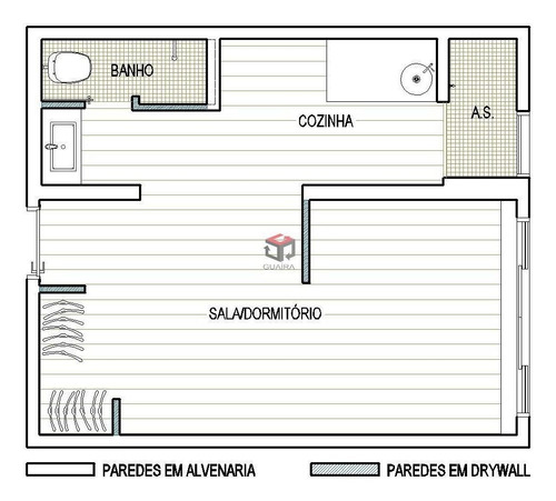 Imagem 11 de 11 de Apartamento À Venda, 1 Quarto, Jardim Do Mar - São Bernardo Do Campo/sp - 65285