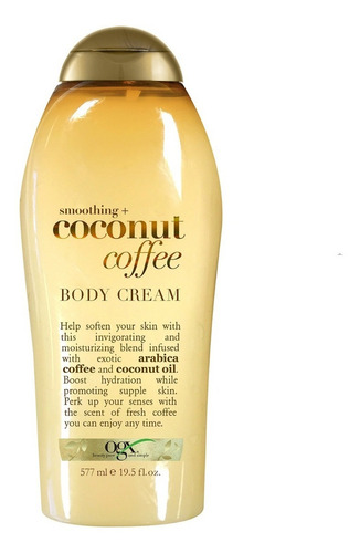 Ogx Crema Corporal Suavizante De Coco Y Café 577ml Tipo De Envase Bote Fragancia Coco Y Café