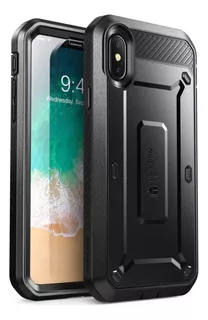 Case Supcase Para iPhone X / Xs 5.8 Protector 360° Negro