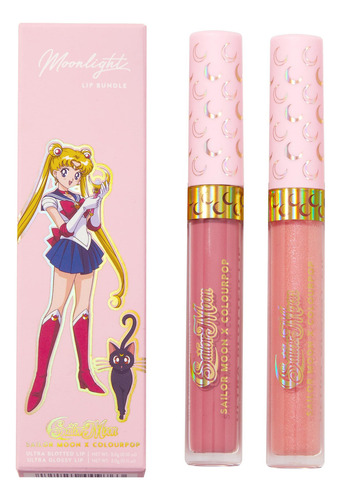Set De Labios Ultraxsailor Moon Brillo Labial Rosa Intenso N