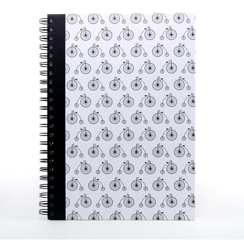 Imagen 1 de 1 de Cuaderno Rayado A4 Tapa Dura Anillado Varios Diseños Trama