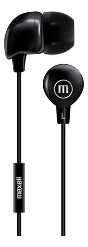 Auriculares In Ear Maxel Microfono In Bax Manos Libres Color Negro