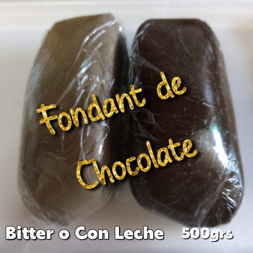 Fondant De Chocolate 100% Bitter O Con Leche 500 Grs