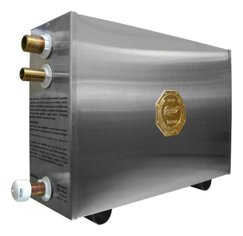 Sauna Inox Impercap À Vapor 9kw Com Comando Digital