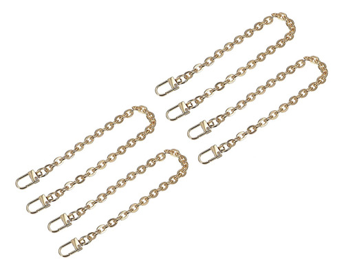 Uxcell Purse Chain Strap, 4pcs 8 X0.28  Flat Chain Strap Han
