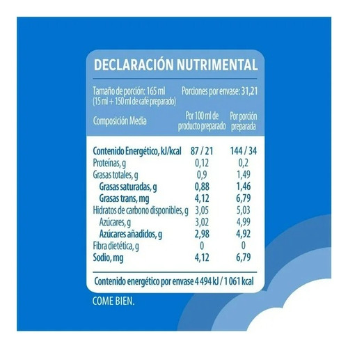 2 Pzs Sustituto De Crema Para Café Coffee Mate Líquido