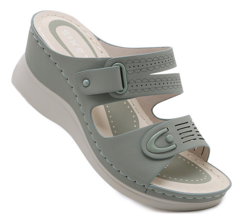 Sandalias Y Zapatillas De Playa Con Cuña Informal De Moda