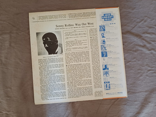 Lp Sonny Rollins Way Out West Prensa Japao 1979 Otimo Estado (Usado)