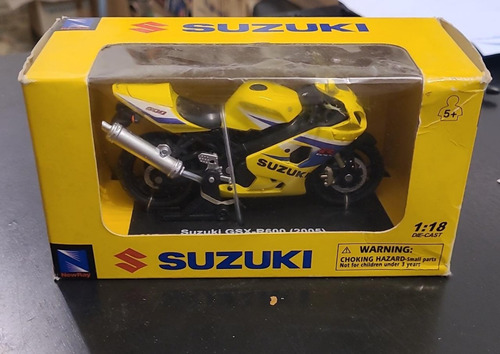Moto Suzuki Gsx-r600 2005 1/18 New Ray