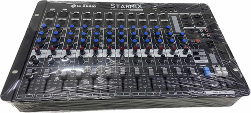 Mesa Som 12 Canais S1202r Ll Audio Console Novo Bluetooth