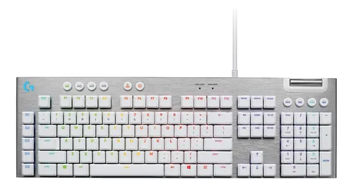 Imagem do produto Teclado Mecânico Gamer com fio Logitech G815 Switch Brown Tactile - Branco em Mercado Livre