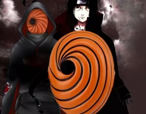 Akatsuki Tobi Obito Anime Naruto Máscara Em Fibra De Vidro