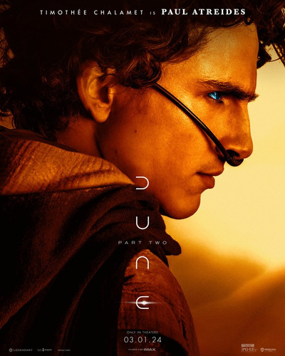 Póster Dune Parte 2 2024 Calidad Maxima Cine Colección