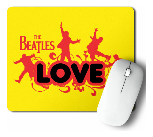 Mouse Pad Beatles Love (d0650 Boleto.store)